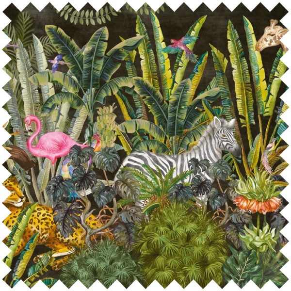 Jungleful (dark) Текстилен материал