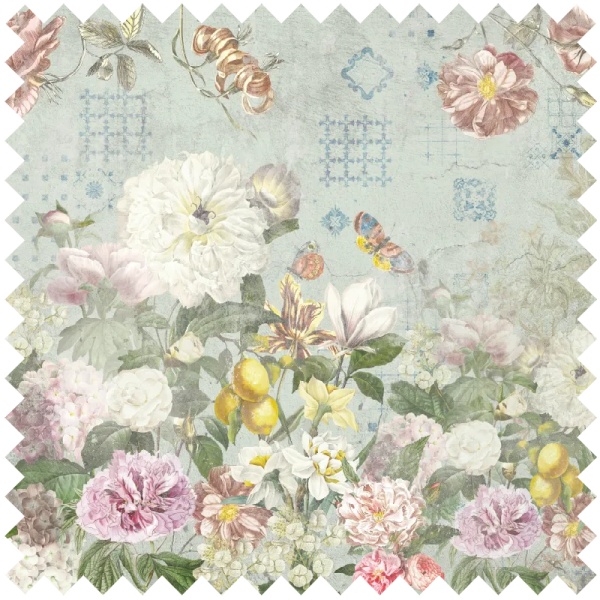 Material Textil Flutter Of Wings Blue