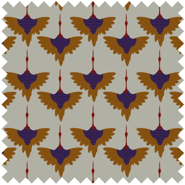 Material Textile Retro Flight