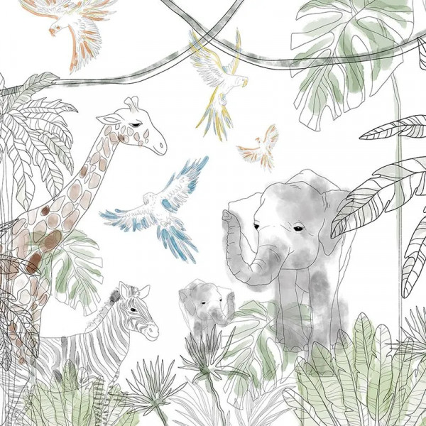 Papier peint Animaux Enfant Filip's Safari – VLAdiLA - Img 2