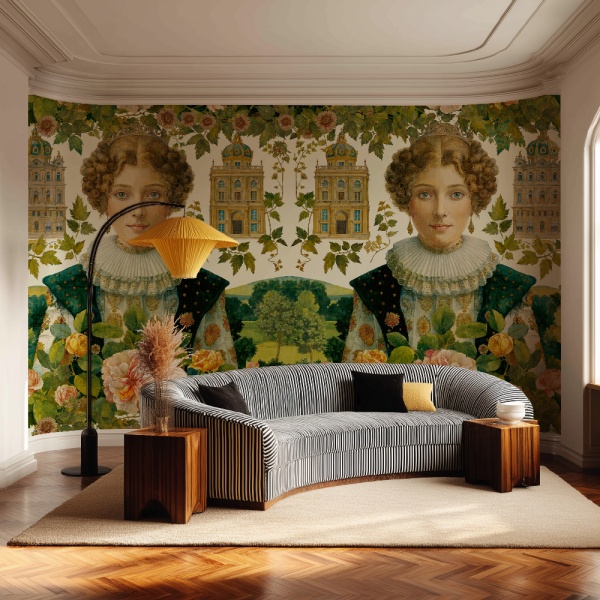 Papier peint Bois Floral Lady Mary Crawley – VLAdiLA - Img 2