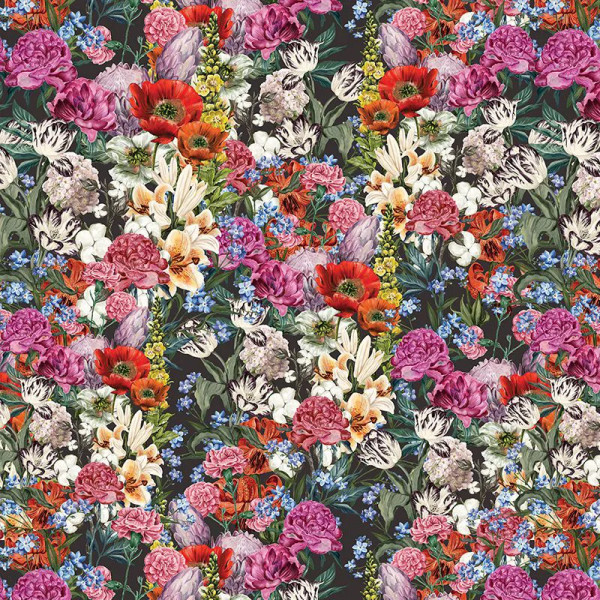 Papier peint Floral Noble Bouquet Di Primavera (Dark) – VLAdiLA - Img 2
