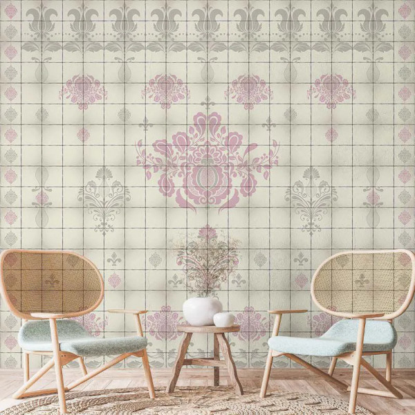 Papier peint Montagne Floral Blush style – VLAdiLA - Img 3