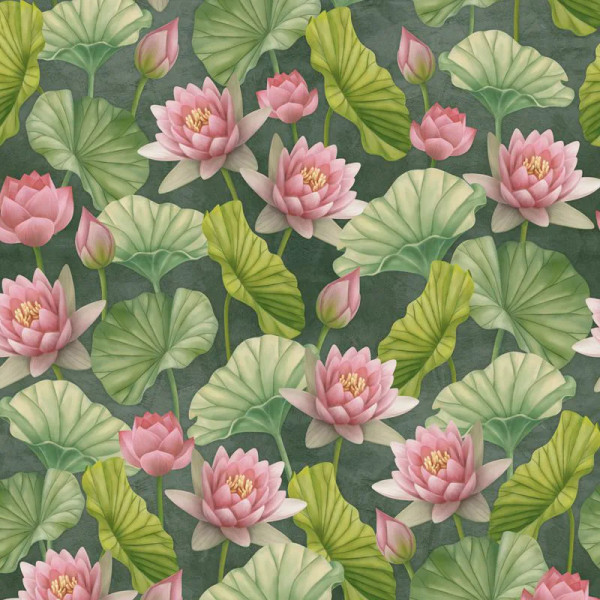 Papier peint Renaissance Noble The Pond (green) – VLAdiLA - Img 2