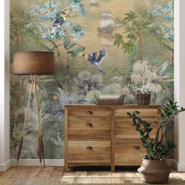 Papier peint Tropical Jungle Paradise Shore (sunset) – VLAdiLA - Img 3