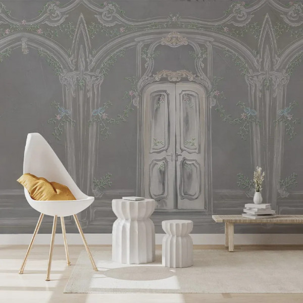 Pastel Richesse Gray Тапет - Img 3