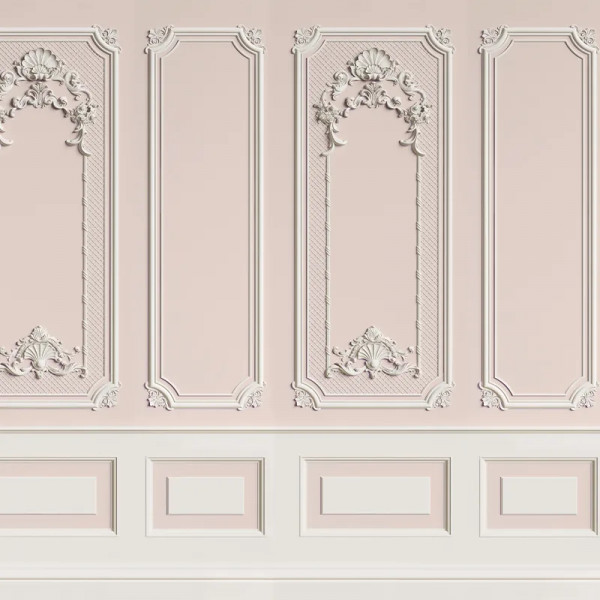 Rose Stucco Тапет - Img 2