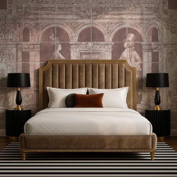 Tapet Palace Masquerade rose - Img 2