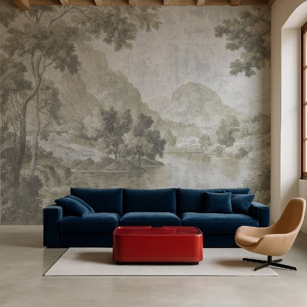 Tapet Slumbering Lake cream - Img 2