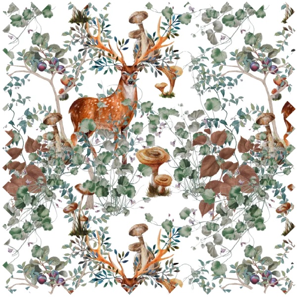 The Crown of The Forest Текстилен материал