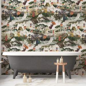 Chinese Diaries Papier Peint