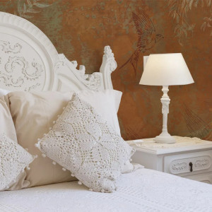 Coppery Aura Papel pintado