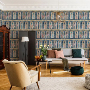 Inchinaciune (safir) Behang