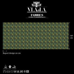 Leopard Palms Текстилен материал - Img 2
