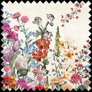 Light Mural Bouquet Fabric