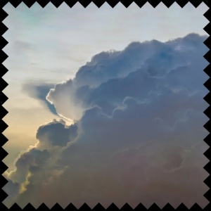 Material Textil Dark Clouds