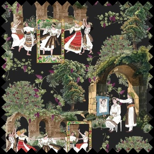 Material Textil Mandre-n noapte