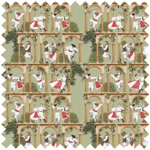 Material Textil Roata de la Runc in iarba (clasic)