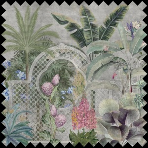 Material Textil Verdant Mosaic