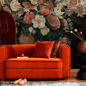 Painterly Roses Wallpaper