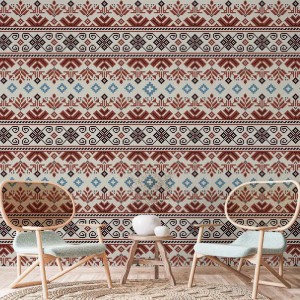 Papier peint Montagne Floral Soft Romanian Traditional Inspiration – VLAdiLA