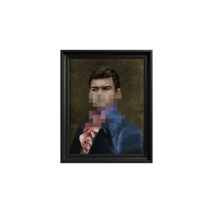 Pixel Veil Gemälde