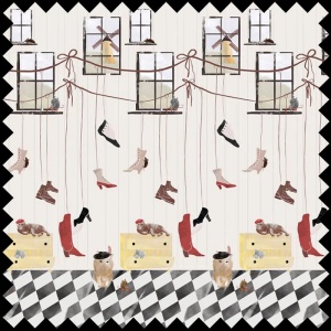 Puss in Boots Fabric