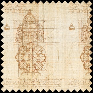 Tissu Basilica in rewind