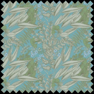 Tissu Blue Love