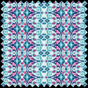 Tissu Carpeta (bleu)