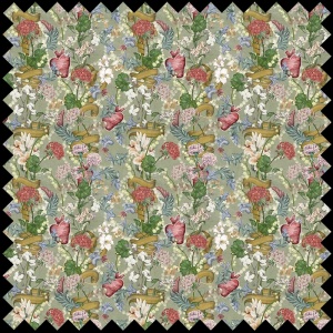 Tissu Queen's Heart (Pistachio)