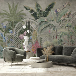 Verdant Mosaic Tapete