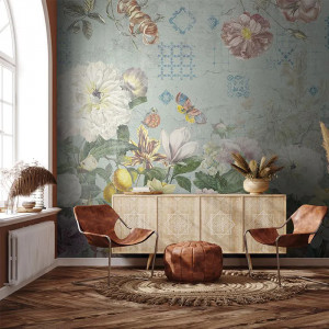 Обои Flutter Of Wings Blue