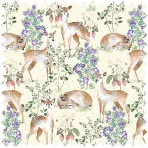 Anca's Fawn In Yellow Fabric