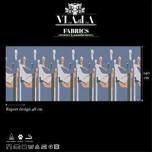 Barker Department Store Blue Текстилен материал - Img 2