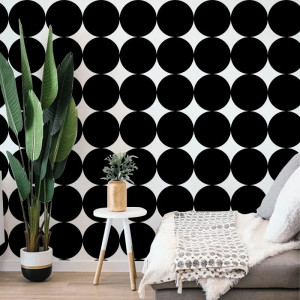 Black Dots Tapete
