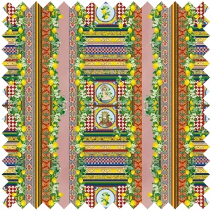 Crown's Orchard in Pink Fabric