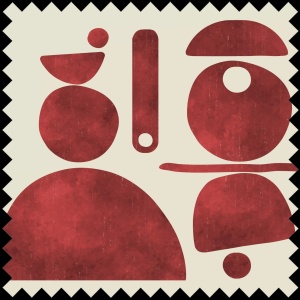 Dayan Drums Watercolor Red Fabric