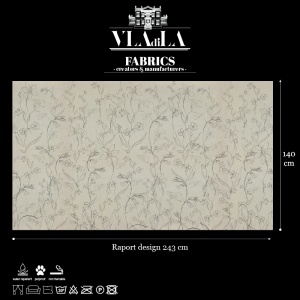 Fine Intaglio Field Paper Texture Fabric - Img 2