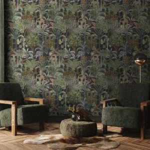 Jungle District (Night) Papel pintado