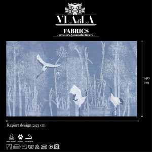Makino Pavilion Blush Blue Текстилен материал - Img 2