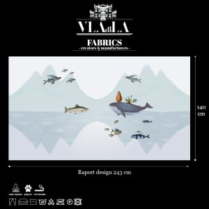 Material Textil The Fish Can Fly - Img 2