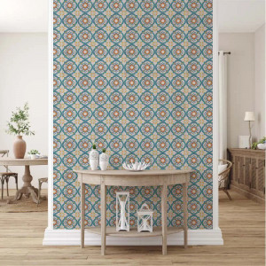 Oriental Blue Tapete