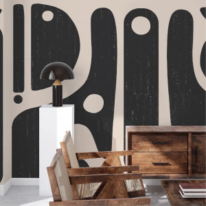 Papier peint Minimaliste Géométrique Tribal Tide – VLAdiLA