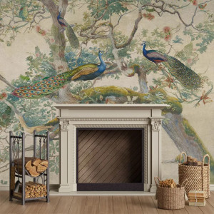 Papier peint Nature Oriental Eden Peacock – VLAdiLA