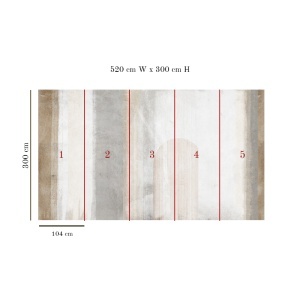 Tapet Abstract Vibes 520 x 300 cm H - Canvas - Img 2