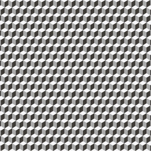 Tapet Black and White Cube