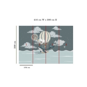 Tapet The Little Prince and the Whale - Img 2