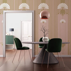 The Delano Golden Rose Papel pintado