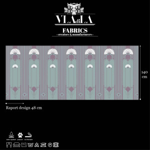 The Delano (Purple) Текстилен материал - Img 2